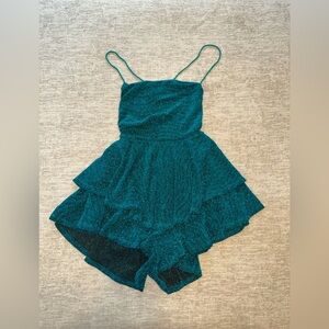 Glitz and glam romper dress-L